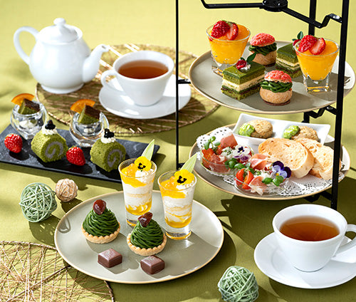 5-6月：季節のアフタヌーンティーセット「抹茶」 ※要予約・数量限定