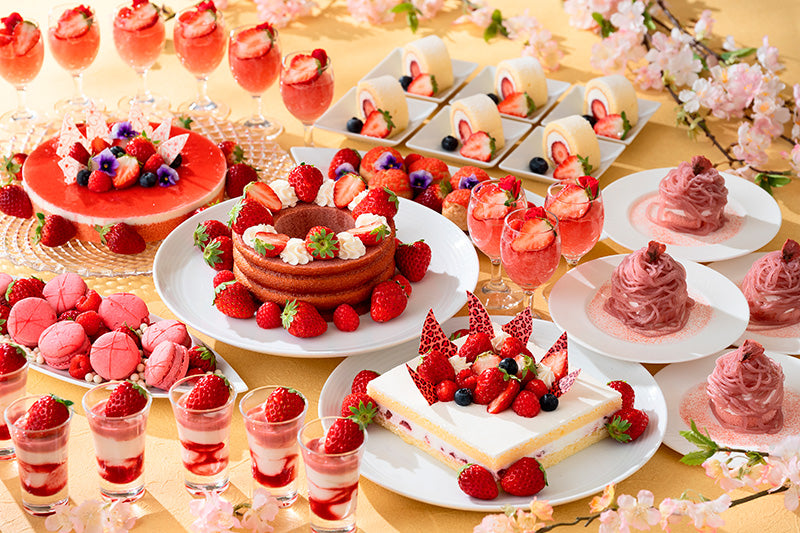 3.14（土）･15（日）ガーデンコート「スイーツブッフェ Spring Strawberry Collection」のご案内