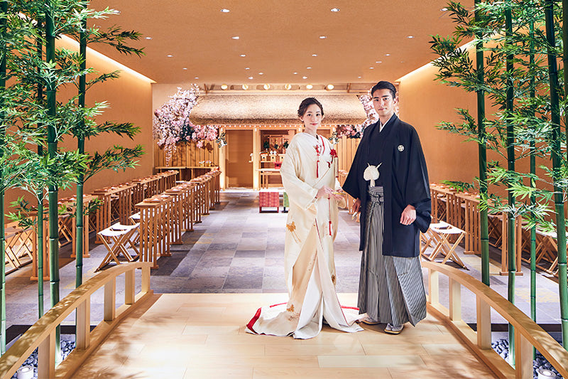 【人気の和婚】四季の花木が彩る本格神殿見学×Wメイン美味試食